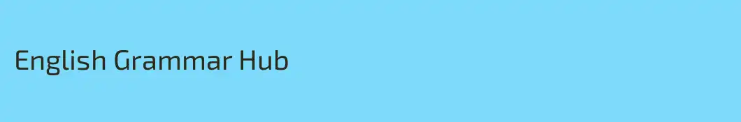 English Grammar Hub